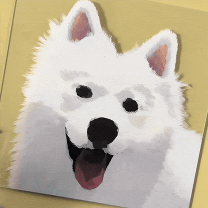 Hand-Painted Lifelike 3D Pet Portrait